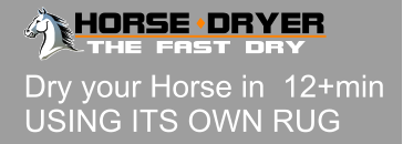 Dry your Horse in  12+min  USING ITS OWN RUG HORSE DRYER THE FAST DRY